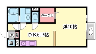 亀山駅 徒歩15分 2階の物件間取画像